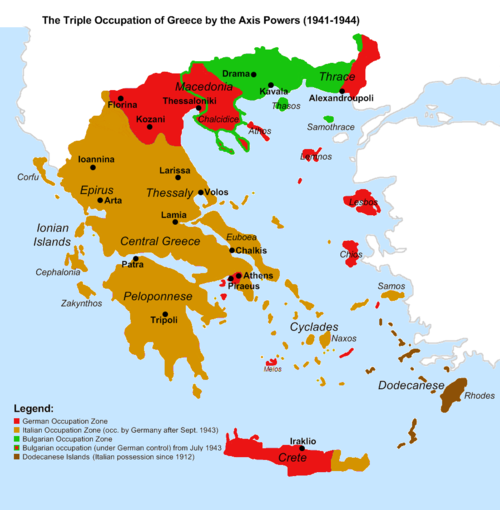 German-occupied Greece
